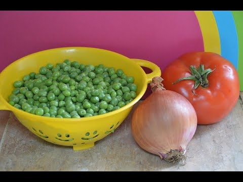 ستعشقون اكل البازلاء بهذه الطريقة الهندية مع قناة لك😱/how to Cook  green peas