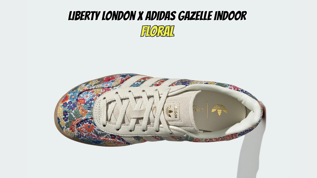 Liberty London x Adidas Gazelle Indoor Floral