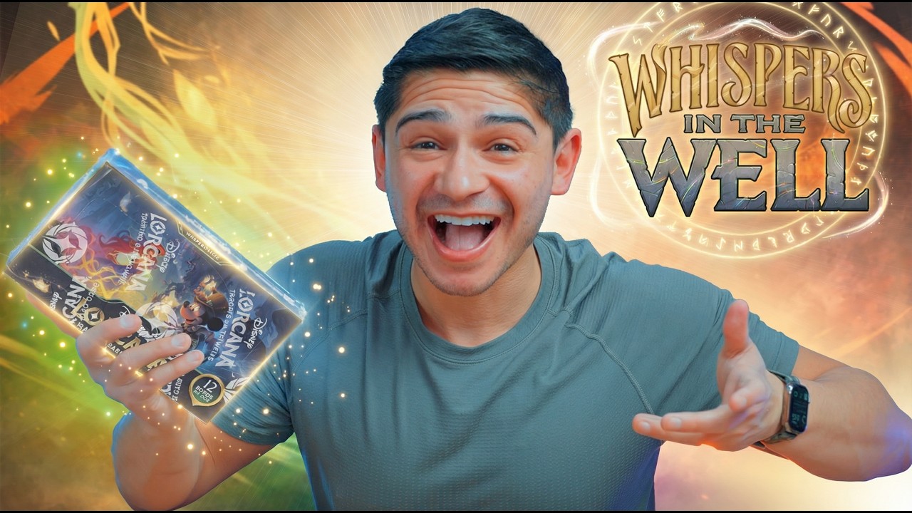 Распаковка бустера Lorcana от Whispers in the Well… Верите ли вы в магию первого же бустера?!