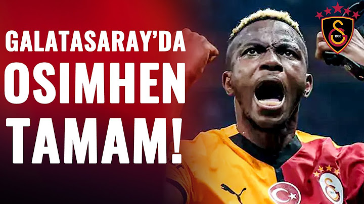 SICAK GELİŞME | Galatasaray'da Osimhen Transferi Tamam! Sıradaki Transferleri Serhan Türk Açıkladı!