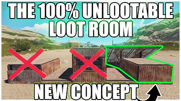 THE NEW 100% UNLOOTABLE LOOT ROOM | Vanilla Rust