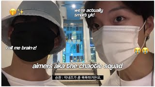 predebut AIMERS being CHAOTIC for 7 minutes and 40 seconds ✨