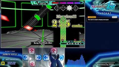 [DDR A20 PLUS] Bang Pad(Werk Mix) [SP EXPERT] 999,810