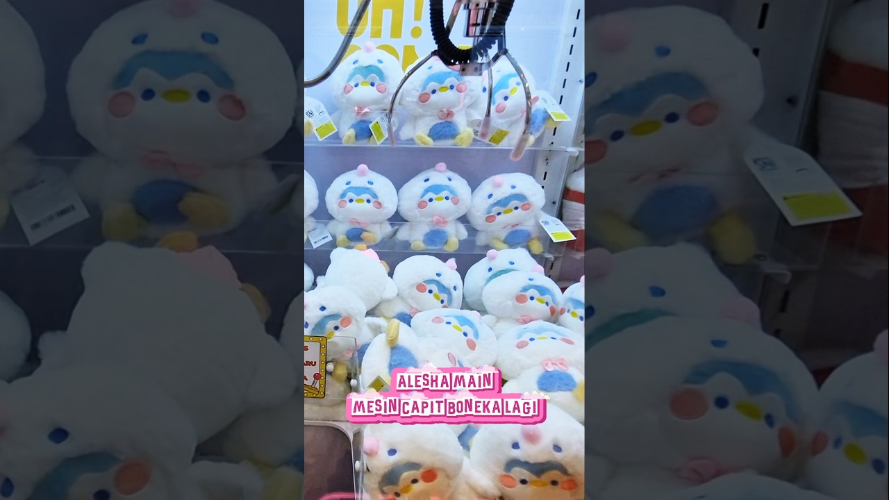 Alesha Main Mesin Capit Boneka | Berburu Boneka Lucu 
