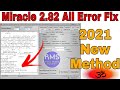 Miracle Crack 2.82 Not Working All Error Fix With WIFI Connectivity 2021 || Ramu Mobile Solution