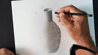 كيف ترسم الظل والنور خطوه بخطوه للمبتدئين   How to draw shadow and light