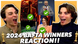 2024 BAFTA Winners REACTION!!