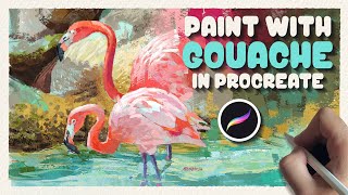 How to Paint with Gouache in Procreate