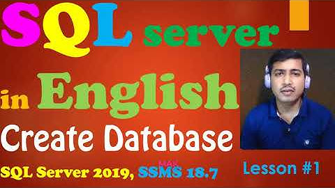 Create database in SQL server 2019 instance using SSMS 18.7 | your first database creation technique