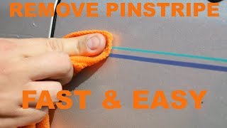 Remove Pinstripe Fast - Easy - Cheap - Laquer Thinner