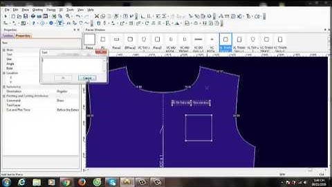 OPTITEX Ghi chú thích trên mẫu tránh nhầm khi sản xuất
