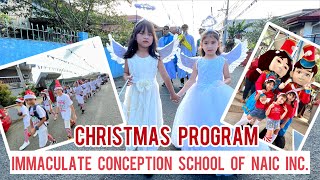 Masayang Christmas Program ng aming  School sa Naic, Cavite