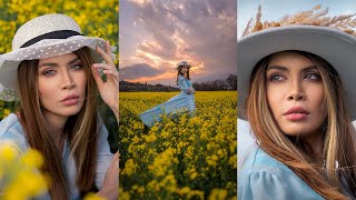 Portrait Photoshoot Behind The Scenes | Natural Light | Sony A7III | Sony FE 50mm | Sigma 24mm ART