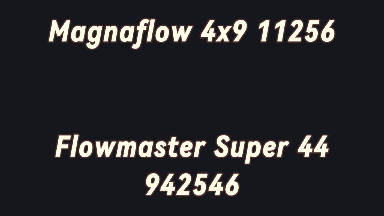 Sportowy wydech Dodge Challenger V6 SXT Magnaflow / Flowmaster