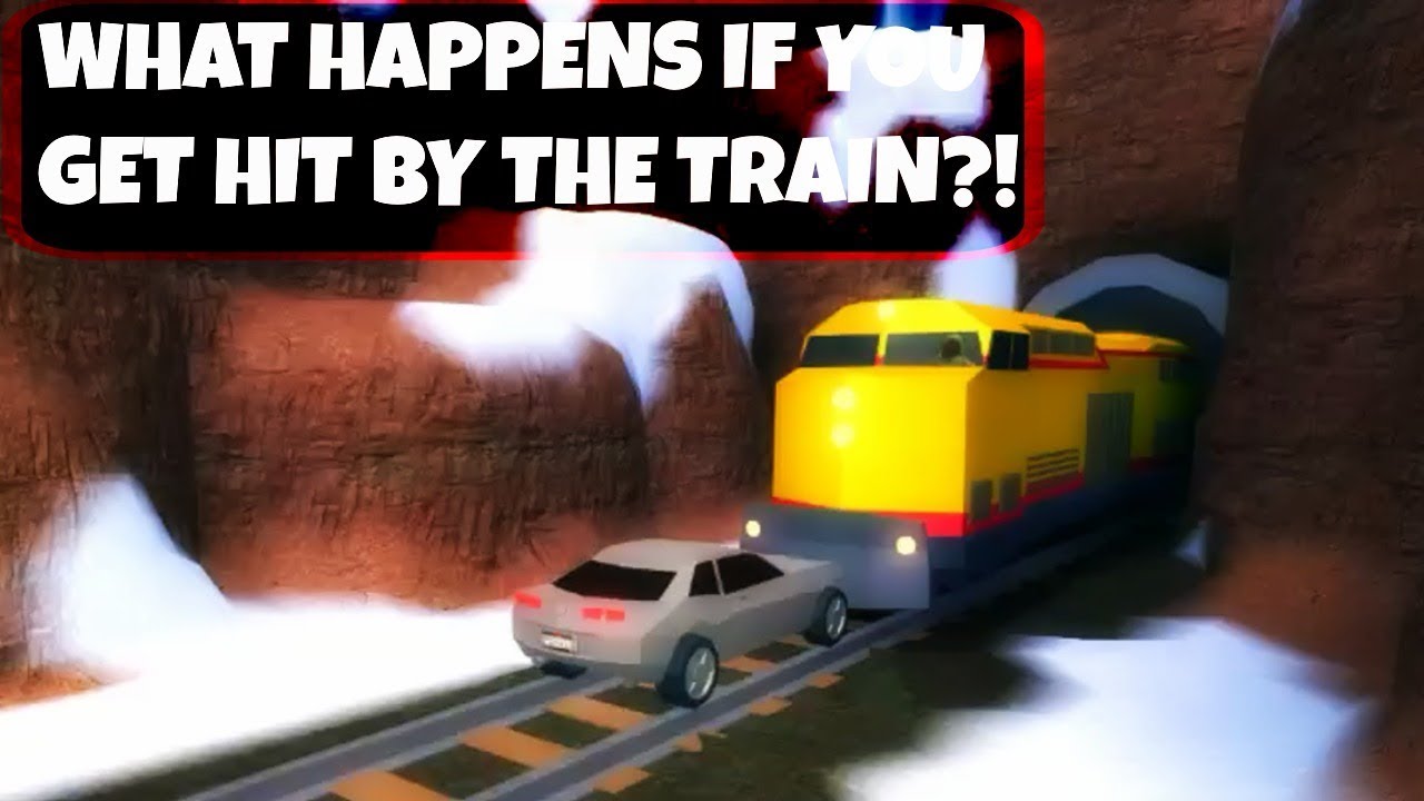 WHAT HAPPENS IF YOU GET HIT BY THE NEW TRAIN IN JAILBREAK *NEW WINTER