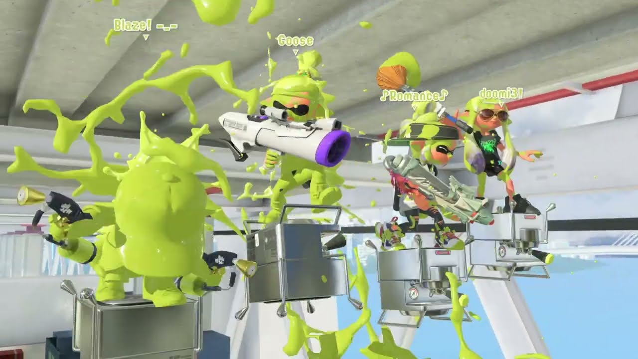 Splat Zones with Blaze! at Hammerhead Bridge Enperry Splat Dualies