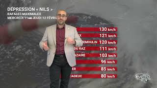 Bulletin météo pour le vendredi 13 février 2026