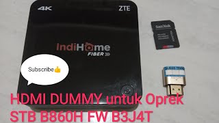 Review HDMI DUMMY untuk Root Unlock STB B860H FW b3j4t