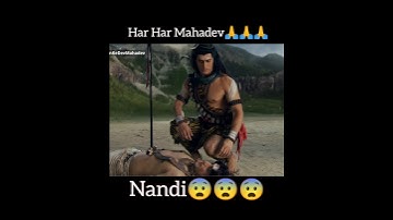 नंदी जी को लगी शक्ति और महादेव को आया गुस्सा 🙏🙏🙏 #mahadev #bhagti_bhajan #nandi #mahakal #sadstatus