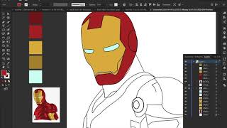 Iron man illustration screenshot 2