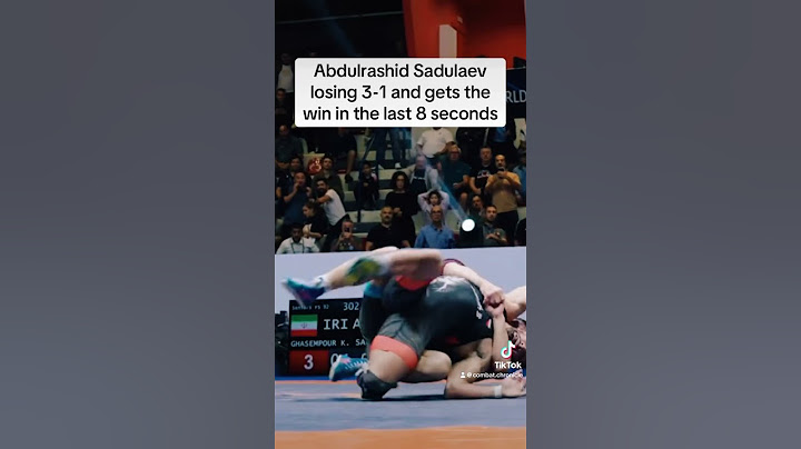 Abdulrashid Sadulaev losing 3-1 and gets the win in the last 8 secs #wrestling #grappling #sadulaev