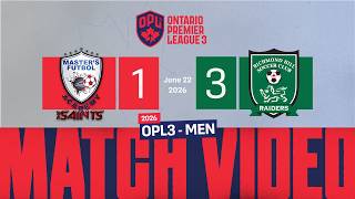 22/06/2026 OPL3 = Men's Division - Masters FC vs Richmond Hill
