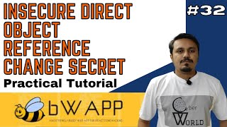 bwapp insecure dor change secret || idor vulnerability || bwapp idor || Cyber World Hindi