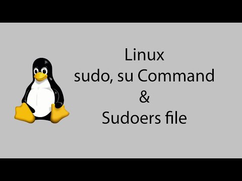 Let's edit Sudoers file and give sudo permissions for other users