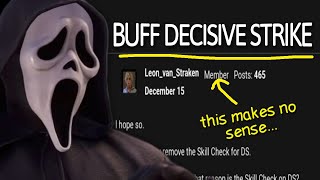 Survivor Main Wants Decisive Strike BUFFED...