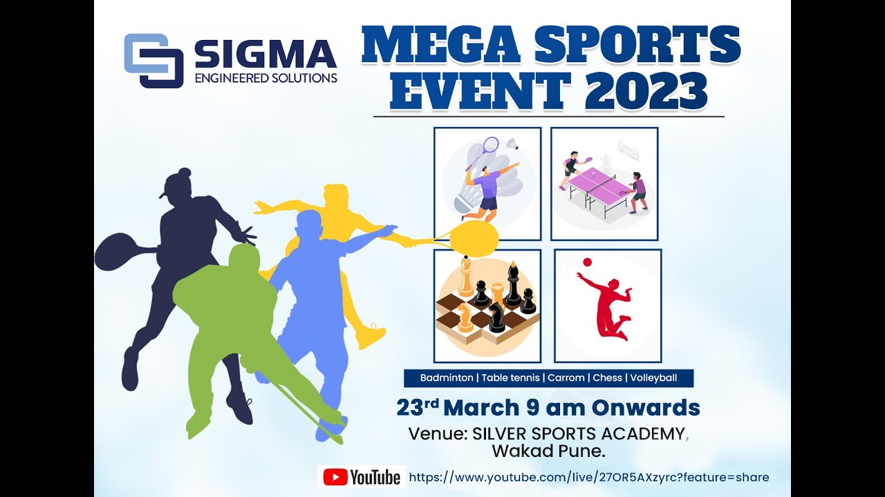Sigma Engineered Solutions Mega Sports Event 2023 Live By