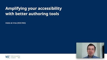 Amplifying Your Accessibility With Better Authoring Tools - Hidde de Vries