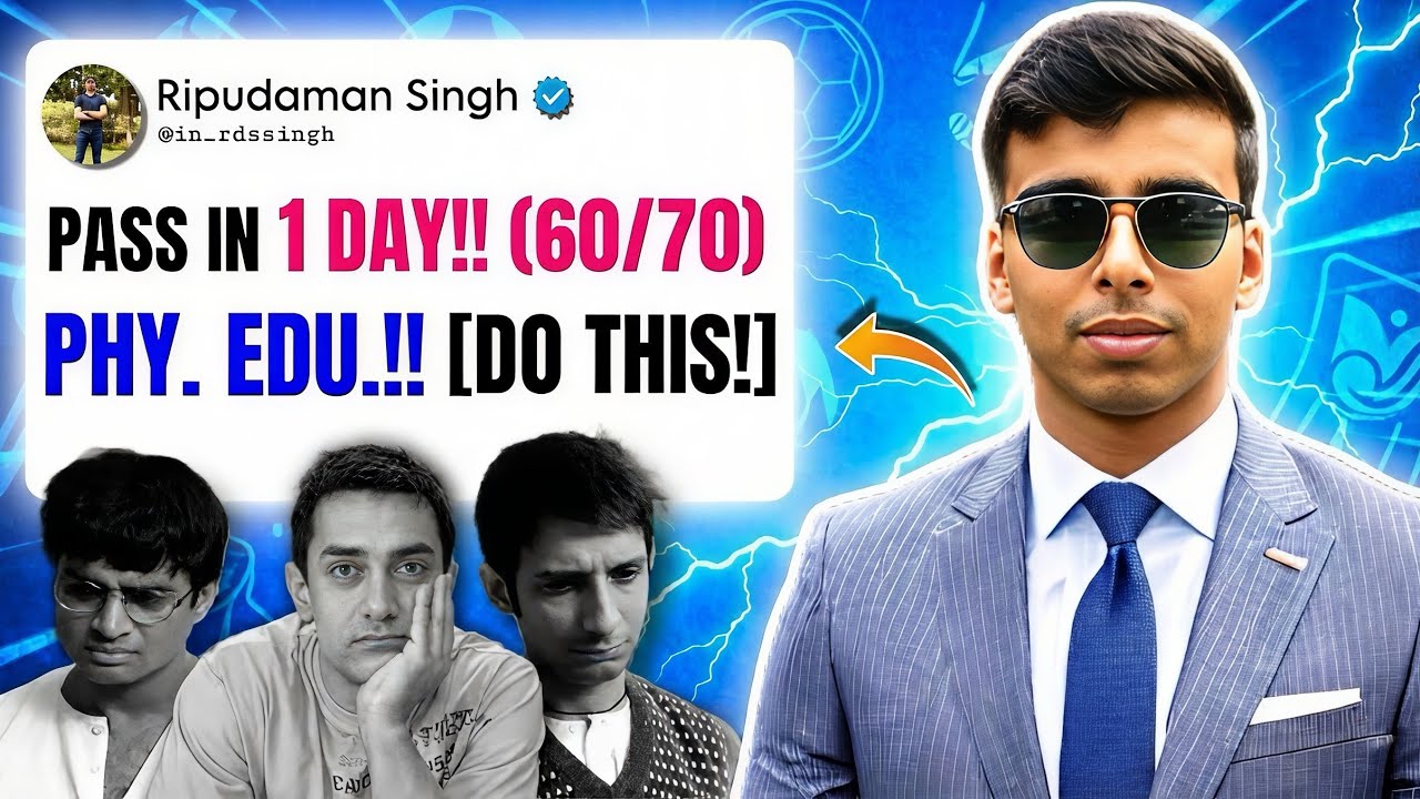 How to PASS In Physical Education Class 12 In One Day 🥹 Easily Pass Physical Education Exam Class 12