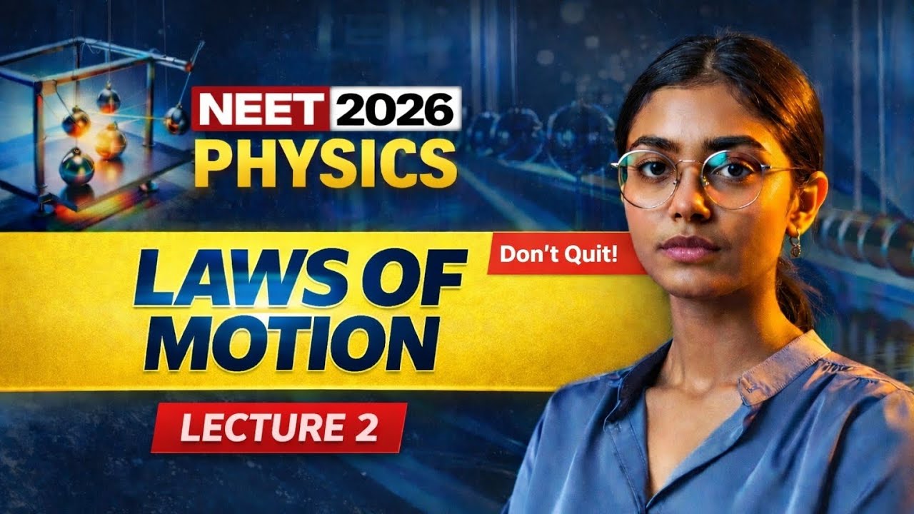 “You CAN Crack It! 💪 Laws of Motion | NEET 2026 Tamil | Lecture 2”|@NeetTamilMastery |