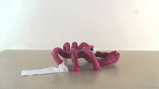 Stop Motion Animation - Screen Test On Tabletop Puppet Stage