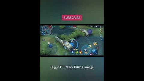Diggie Full Stack Build Damage #short #mlbb