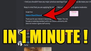 HOW to JOIN SAKURA STANDS COMMUNITY DISCORD SERVER ✅PC & MOBILE✅