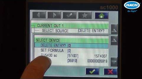 TU5 Series Turbidimeters   Installation  Configuration with an sc1000