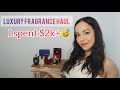 MASSIVE LUXURY FRAGRANCE/ PERFUME HAUL 😍 CHANEL, XERJOFF, MUGLER, NICHE AND DESIGNER 2021