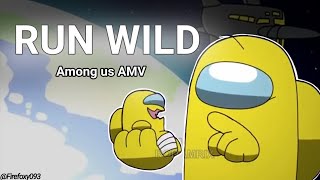 || Run wild || Among us AMV- Glitch and yellow- animation RODAMRIX