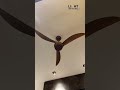 Curlew Dark Brown Ceiling Fan | 50W BLDC Motor | Tropical Luxury by Light Art Studio