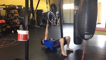Trx row with dumbell press