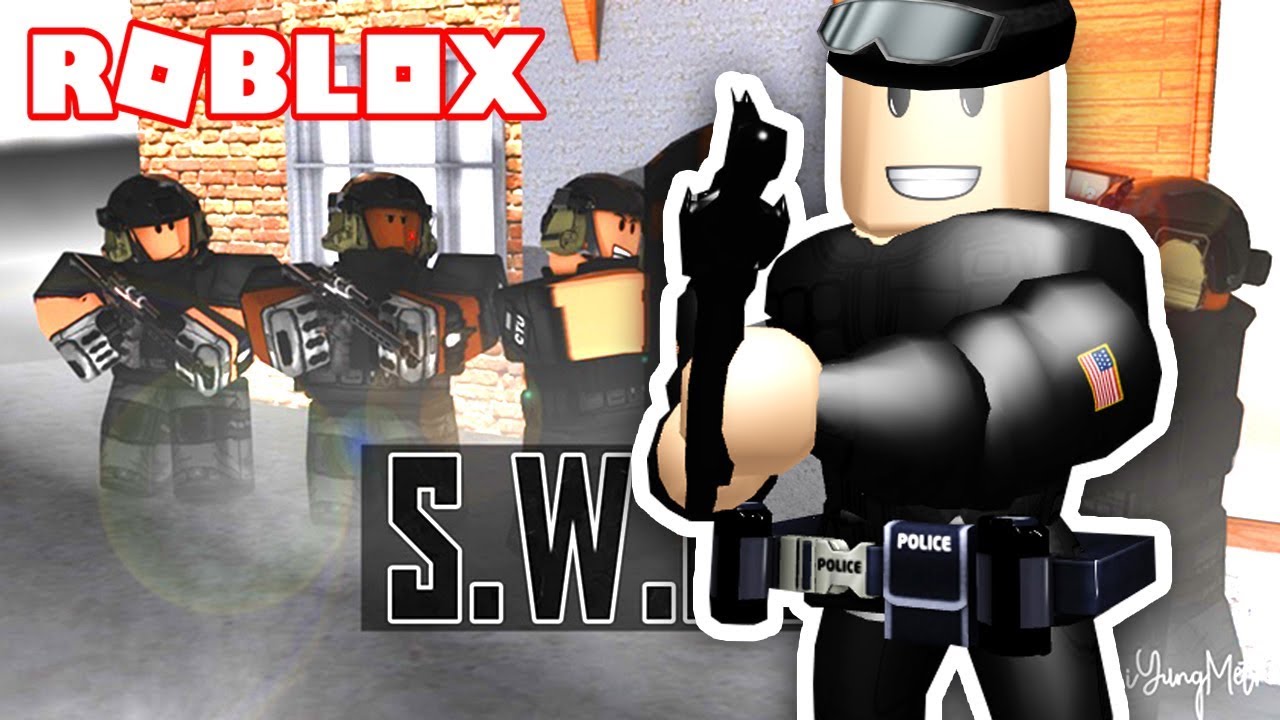 Me Convierto En Policia Swat De Roblox - roblox game gta po
