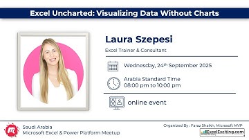 Excel Uncharted: Visualizing Data Without Charts with Laura Szepesi