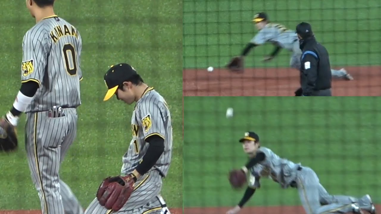 これぞゴールデングラブ、中野拓夢ファインプレー連発！佐藤輝明、木浪