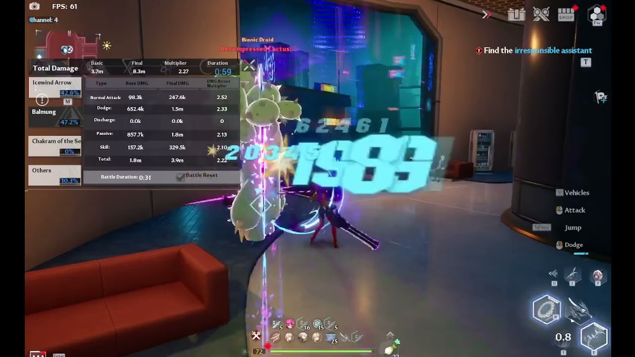 frigg x tsubasa dps test tower of fantasy