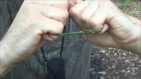 how to make rope out of yucca