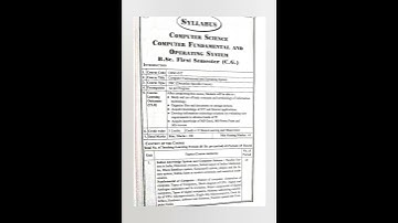 BSc 1st Sem Computer Science Syllabus 2025 | NEP Latest Update |  📚🔥