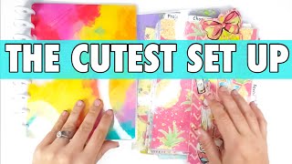 Hot PLANNER Summer | Happy Planner JUNE 2022 Set Up + Frankenplanning | Classic Dashboard Planner
