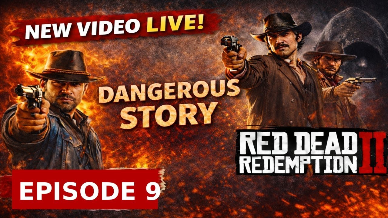 RDR2 LIVE 🔴 | New Town Rhodes Entry | Pehli Mission | Episode 9 