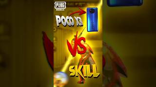 POCO X3 VS Skill | POCO X3 PRO PUBG TEST 2023 | pubg glacier video  #shorts #pubg  #m4glaciar